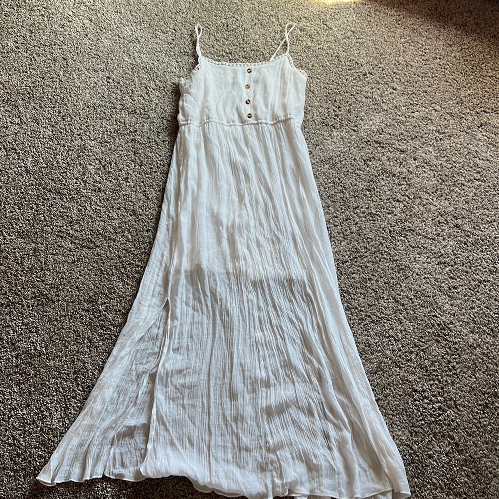 White long summer dress